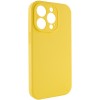 Чохол Silk Full Camera Protective (AA) NO LOGO для Apple iPhone 13 Pro (6.1") Жовтий / Yellow