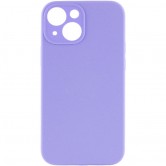 Чохол Silk Full Camera Protective (AA) NO LOGO для Apple iPhone 14 Plus (6.7") Бузковий / Dasheen Чохол Silk Full Camera Protective (AA) NO LOGO для Apple iPhone 14 Plus (6.7") Бузковий / Dasheen