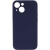 Чохол Silk Full Camera Protective (AA) NO LOGO для Apple iPhone 14 Plus (6.7") Темно-синій / Midnight blue