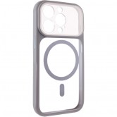 Чохол TPU+PC GETMAN Moon Clear with MagSafe для Apple iPhone 13 Pro (6.1") Grey Чохол TPU+PC GETMAN Moon Clear with MagSafe для Apple iPhone 13 Pro (6.1") Grey