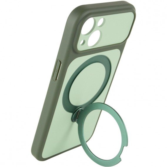 Чохол Ummi Full Camera with MagSafe HQ Ring для Apple iPhone 13 (6.1") Green Чохол Ummi Full Camera with MagSafe HQ Ring для Apple iPhone 13 (6.1") Green