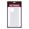 TPU чохол GETMAN Ease logo посилені кути для Apple iPhone 13 Pro Max (6.7") Безбарвний (прозорий)