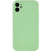 Чехол Silk Full Camera Protective (AA) NO LOGO для Apple iPhone 12 (6.1") Мятный / Mint Чехол Silk Full Camera Protective (AA) NO LOGO для Apple iPhone 12 (6.1") Мятный / Mint