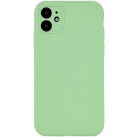 Чохол Silk Full Camera Protective (AA) NO LOGO для Apple iPhone 12 (6.1") М'ятний / Mint Чохол Silk Full Camera Protective (AA) NO LOGO для Apple iPhone 12 (6.1") М'ятний / Mint