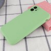 Чохол Silk Full Camera Protective (AA) NO LOGO для Apple iPhone 12 (6.1") М'ятний / Mint