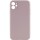 Чохол Silk Full Camera Protective (AA) NO LOGO для Apple iPhone 12 (6.1") Сірий / Lavender