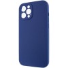 Чохол Silk Full Camera Protective (AA) NO LOGO для Apple iPhone 12 Pro Max (6.7") Синій / Deep navy