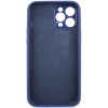 Чохол Silk Full Camera Protective (AA) NO LOGO для Apple iPhone 12 Pro Max (6.7") Синій / Deep navy