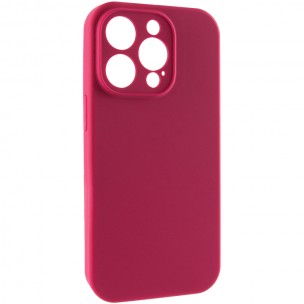 Чохол Silk Full Camera Protective (AA) NO LOGO для Apple iPhone 13 Pro Max (6.7") Червоний / Rose Red