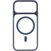 Чохол TPU+PC GETMAN Moon Clear with MagSafe для Apple iPhone 11 (6.1") Blue