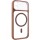 Чохол TPU+PC GETMAN Moon Clear with MagSafe для Apple iPhone 11 (6.1") Brown