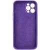 Чохол Silk Full Camera Protective (AA) NO LOGO для Apple iPhone 12 Pro (6.1") Фіолетовий / Amethyst