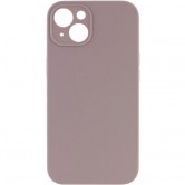 Чохол Silk Full Camera Protective (AA) NO LOGO для Apple iPhone 14 (6.1") Сірий / Lavender