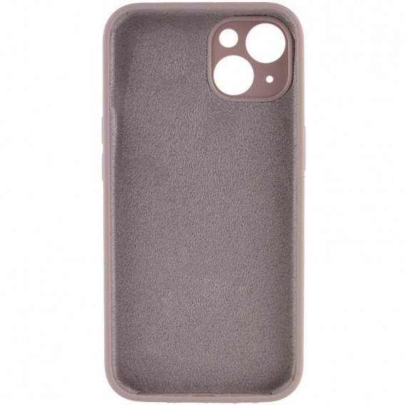 Чохол Silk Full Camera Protective (AA) NO LOGO для Apple iPhone 14 (6.1") Сірий / Lavender Чохол Silk Full Camera Protective (AA) NO LOGO для Apple iPhone 14 (6.1") Сірий / Lavender