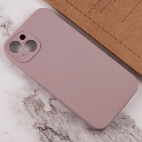 Чохол Silk Full Camera Protective (AA) NO LOGO для Apple iPhone 14 (6.1") Сірий / Lavender Чохол Silk Full Camera Protective (AA) NO LOGO для Apple iPhone 14 (6.1") Сірий / Lavender