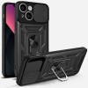 Чехол Ummi Camshield Serge Ring для Apple iPhone 13 (6.1") Черный / Black