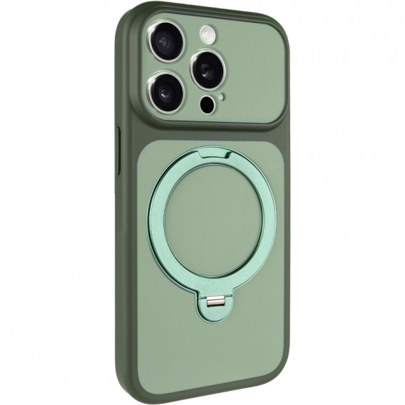 Чехол Ummi Full Camera with MagSafe HQ Ring для Apple iPhone 13 Pro (6.1") Green