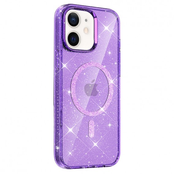 Чохол TPU Eclipse Sparkle Magnetic Fit для Apple iPhone 11 (6.1") Purple