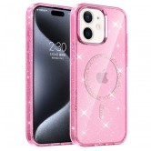 Чехол TPU Eclipse Sparkle Magnetic Fit для Apple iPhone 11 (6.1") Pink