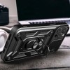 Чохол Ummi Camshield Serge Ring для Apple iPhone 12 Pro / 12 (6.1") Чорний / Black