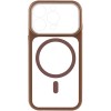 Чехол TPU+PC GETMAN Moon Clear with MagSafe для Apple iPhone 13 Pro Max (6.7") Brown