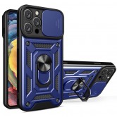 Чехол Ummi Camshield Serge Ring для Apple iPhone 12 Pro Max (6.7") Синий / Navy Чехол Ummi Camshield Serge Ring для Apple iPhone 12 Pro Max (6.7") Синий / Navy