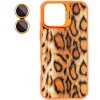Чохол TPU+PC Wild Leopard with Magnetic Fit and Lens для Apple iPhone 13 / 14 (6.1") Orange