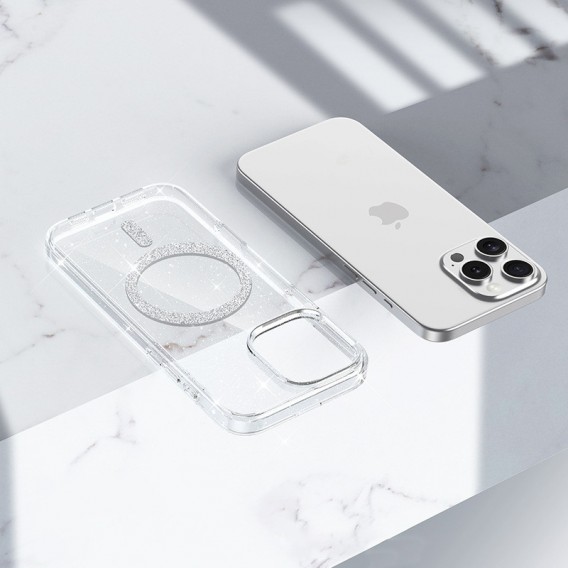 Чохол TPU Eclipse Sparkle Magnetic Fit для Apple iPhone 14 Pro Max (6.7") Clear Чохол TPU Eclipse Sparkle Magnetic Fit для Apple iPhone 14 Pro Max (6.7") Clear