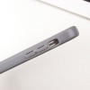 TPU чохол Transparent + Colour 1,5mm для Apple iPhone 12 (6.1") Grey
