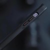 TPU+PC чохол Metal Buttons with MagSafe Carbon Ring для Apple iPhone 14 Pro (6.1") Чорний