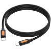 Дата кабель Borofone BX114 Structure Type-C to Lightning 27W (1m) Black