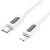 Дата кабель Borofone BX114 Structure Type-C to Lightning 27W (1m) White