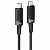 Дата кабель Hoco U153 Extreme Type-C to Type-C 100W (1.2m) Black