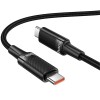 Дата кабель Hoco U153 Extreme Type-C to Type-C 100W (1.2m) Black