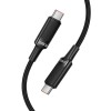 Дата кабель Hoco U153 Extreme Type-C to Type-C 100W (1.2m) Black