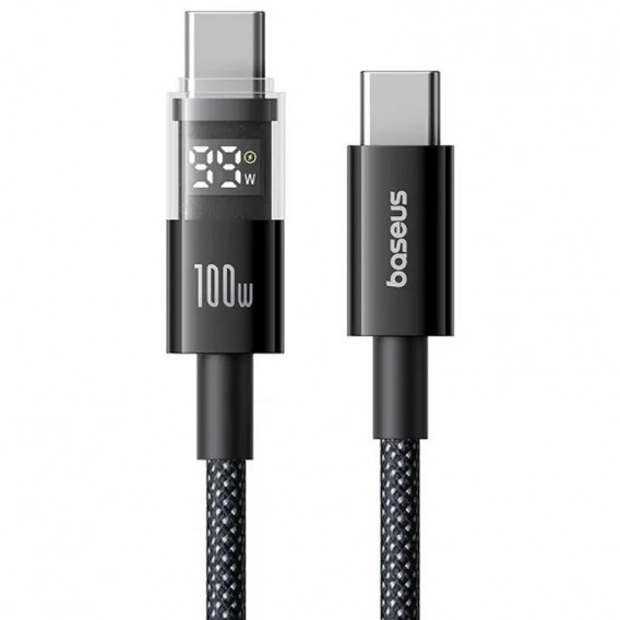 Дата кабель Baseus Display 2 Type-C to Type-C 100W (1m) (P10382702) Cosmic Black