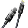 Дата кабель Baseus Display 2 Type-C to Type-C 100W (1m) (P10382702) Cosmic Black