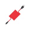 Дата кабель Hoco X21 Silicone Type-C Cable (1m) Чорний / Червоний