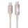 Дата кабель Hoco U144 New Type-C to Type-C 60W (1.2m) Gold