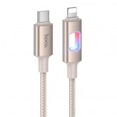 Дата кабель Hoco U144 New Type-C to Lightning 27W (1.2m) Gold Дата кабель Hoco U144 New Type-C to Lightning 27W (1.2m) Gold