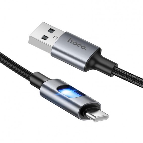 Дата кабель Hoco U144 New USB to Type-C 3A (1.2m) Black Дата кабель Hoco U144 New USB to Type-C 3A (1.2m) Black