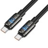 Дата кабель Hoco U143 Joy Type-C to Type-C 240W (1.2m) Black