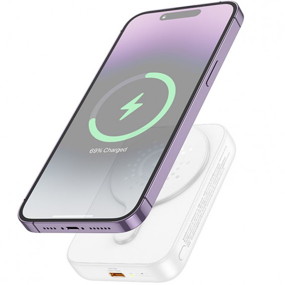 Портативний ЗП Power Bank Hoco J117A Esteem PD20W з БЗП 10000 mAh White