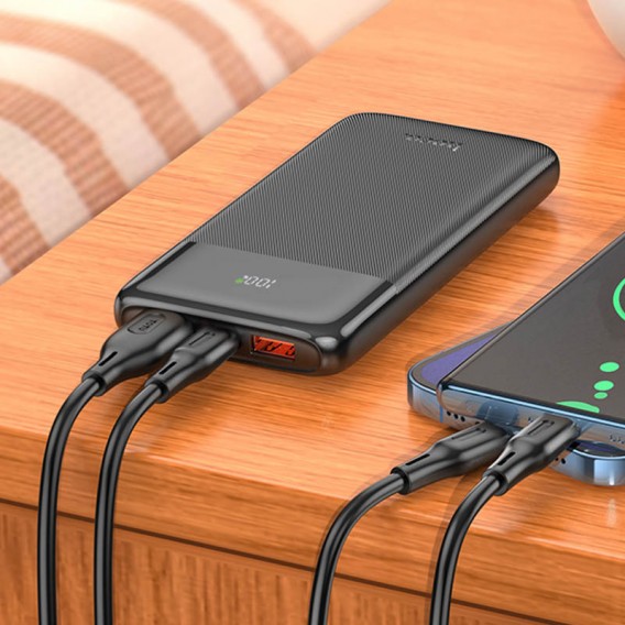 Портативний ЗП Power Bank Hoco J121 Fast 22.5W+PD20W 10000 mAh Black Портативний ЗП Power Bank Hoco J121 Fast 22.5W+PD20W 10000 mAh Black