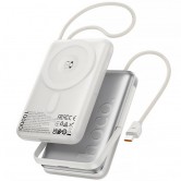 Портативний ЗП Power Bank Hoco Q43 Clever PD20W з БЗП+iWatch Type-C 10000 mAh Silver