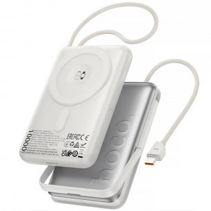 Портативное ЗУ Power Bank Hoco Q43 Clever PD20W с БЗУ+iWatch Type-C 10000 mAh Silver