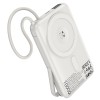 Портативний ЗП Power Bank Hoco Q43 Clever PD20W з БЗП+iWatch Type-C 10000 mAh Silver