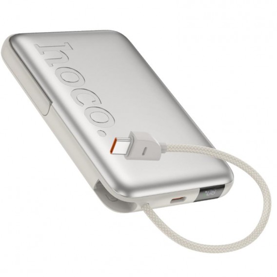 Портативний ЗП Power Bank Hoco Q43 Clever PD20W з БЗП+iWatch Type-C 10000 mAh Silver Портативний ЗП Power Bank Hoco Q43 Clever PD20W з БЗП+iWatch Type-C 10000 mAh Silver