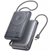 Портативний ЗП Power Bank Hoco Q43 Clever PD20W з БЗП+iWatch Type-C 10000 mAh Metal gray Портативний ЗП Power Bank Hoco Q43 Clever PD20W з БЗП+iWatch Type-C 10000 mAh Metal gray