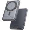 Портативний ЗП Power Bank Hoco Q46 Title PD20W з БЗП+card holder 5000 mAh Silver gray